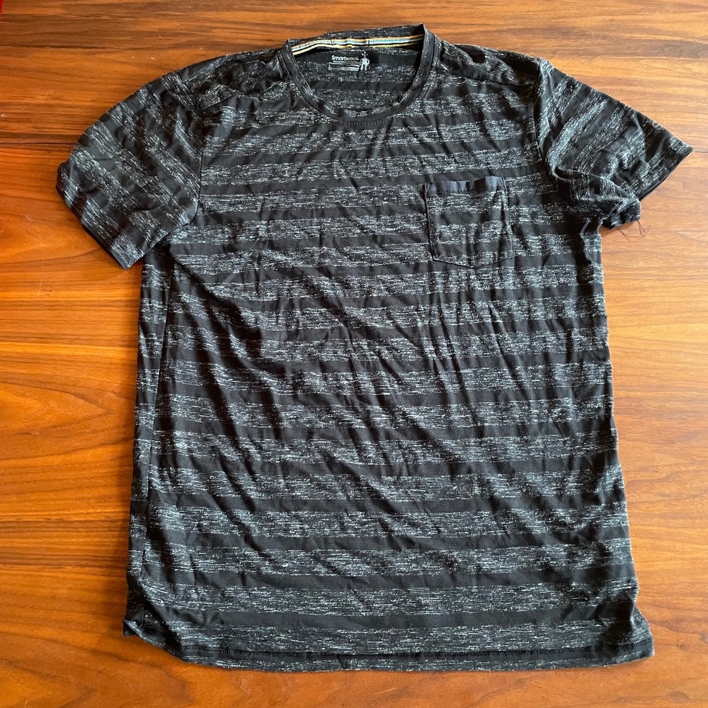 Smartwool Striped Pocket T